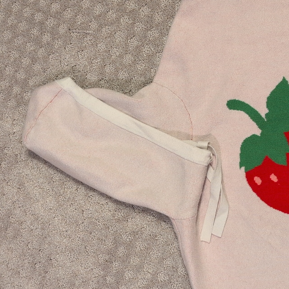 Kate Spade Two-piece Hoodie And Short Set Strawberry - Picture 11 of 14